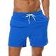 Herren Badeanzug Boardshorts Badeshorts Badehose Schwimmshorts Bademode Sommer-Shorts Tasche Kordelzug mit Mesh-Futter Glatt Schnelltrocknend Outdoor Festtage Ausgehen Stilvoll Boho Graues Grün