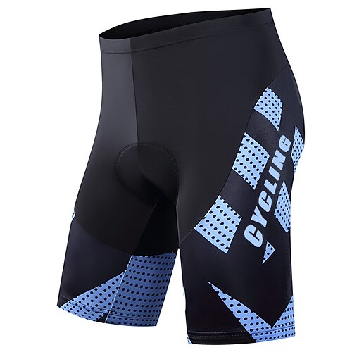 Herren Grafik Fahrradhose 3D gepolsterte Shorts Fahhrad Gepolsterte Shorts / Chamois Unterteile Mountainbike MTB Straßenradsport Sport 3D-Polster Schnelltrocknend Feuchtigkeitsableitend Atmungsaktiv Image
