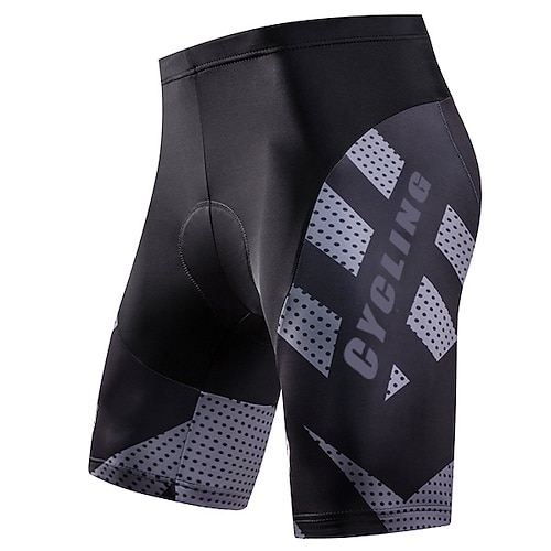 Herren Grafik Fahrradhose 3D gepolsterte Shorts Fahhrad Gepolsterte Shorts / Chamois Unterteile Mountainbike MTB Straßenradsport Sport 3D-Polster Schnelltrocknend Feuchtigkeitsableitend Atmungsaktiv Image