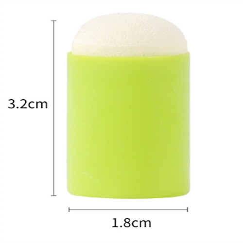 1 Packung Fingerschwammpinsel mit Aufbewahrungsbox zum Bemalen von Kunsthandwerk mit Kunsttinte Image