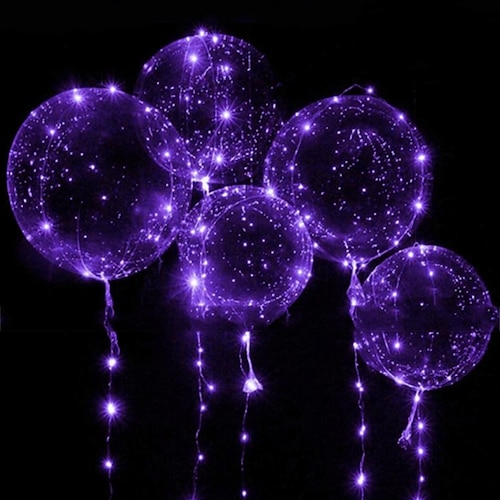 LED Ballon leuchtende Party Hochzeit liefert Dekoration transparente Blase Dekoration Geburtstagsfeier Hochzeit LED Ballons Schnur Lichter Weihnachtsgeschenk Image