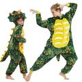 Kinder Erwachsene Kigurumi-Pyjamas Nachtwäsche Tarnfarben Dinosaurier Löwe Tier Pyjamas-Einteiler Kuschelig Flanell Cosplay Für Herren und Damen Jungen und Mädchen Weihnachten Tiernachtwäsche