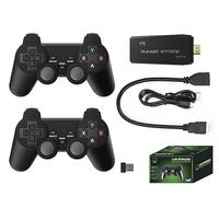 Data Frog Retro-Videospielkonsole, 2,4 g, kabellose Konsole, Game-Stick, 4K, 10.000 Spiele, tragbares Videospiel, Dendy-Spielekonsole für Fernseher, Weihnachtsgeburtstagsgeschenke für Freunde und