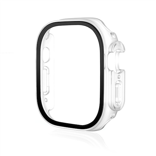 Uhrengehäuse mit Displayschutzfolie Kompatibel mit Apple Watch Ultra 49mm / Series 8 7 41mm 45mm / Series 6 5 4 SE 40mm 44mm / Series 3 2 1 38mm 42mm Stoßresistent Harter PC Beobachten Abdeckung Image