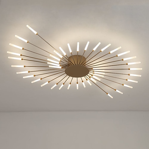 128 cm Cluster-Design-Deckenleuchten LED 42-Licht im nordischen Stil Metall lackierte Oberflächen modern 220-240 V Image