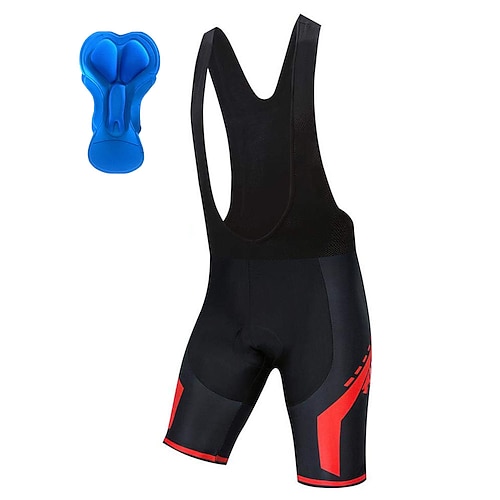 21grams Herren Radhose Bib Pants Jumpsuit Sommer Fahrradhose MTB 3d Pad Atmungsaktiv Schnell Trocken Schwarz Image