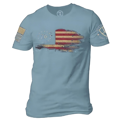 US Amerika 250 Jahre Jubiläum Veteranentag Herren Patriot Patriotisch Veteran 100% Baumwolle Grafik T-Shirt Shirt Bequemes Tee Outdoor Straße Sommer Mode Designer Kleidung S M L XL XXL