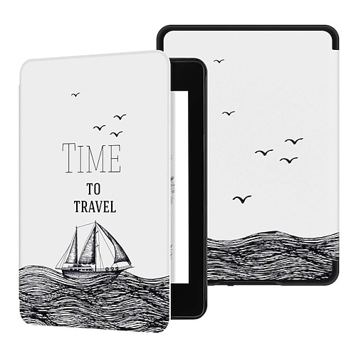 Tablette Hüllenabdeckung Für Amazon Kindle Papierweiß 6,8'' 11 Papierweiß 6'' 10 Kindle Oasis 7,0-Zoll Kindle 6,0-Zoll 2021 2020 Ultra dünn Magnetisch Intelligentes automatisches Aufwachen / Schlafen Image