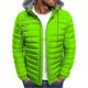 Schwarzer Hoodie für Herren Bubble Coats Puffer Plain Jacken Winter Warm Gesteppte Outwear mit Reißverschluss Leichte, gepolsterte Daunenjacke mit Kapuze Solide Jacken Dicker Mantel Winterjacke Winddicht Klettern Angeln