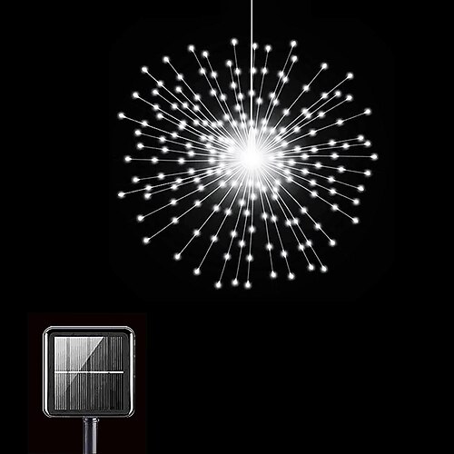 1PC Außen Solar Feuerwerkslichter LED Sternenexplosion Kugel Garten Dekoration Image