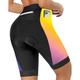 Damen ¾ Radhose Radunterhose Radhose Radlerhose Fahrradhose Fahrradshorts Fahhrad 3/4 Sporthose Unten MTB Mountain Rennrad Sport Farbverlauf 3D-Pad Atmungsaktiv Schnelltrocknend