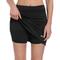 WOSAWE Damen Hosenrock Shorts Fahhrad Röcke Gepolsterte Shorts / Gämse entspannte Passform Rennrad Sport Reflexstreiffen Schweißableitend Schwarz Dunkelblau Elastan Bekleidung Fahrradbekleidung
