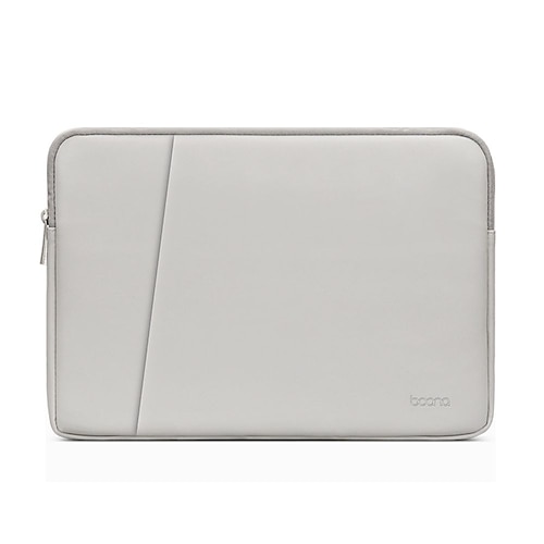 Laptopschutzhüllen BN-Q004 12 14 15.6 Zoll Kompatibel mit Macbook Air Pro, HP, Dell, Lenovo, Asus, Acer, Chromebook Notebook Laptop-Hülle Wasserdicht Stossfest PU-Leder Volltonfarbe für Reisen Image