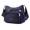 Leichte Umhängetasche aus Nylon für Damen – lässige Schultertasche mit mehreren Taschen für den Alltag, Reisen und Einkaufen