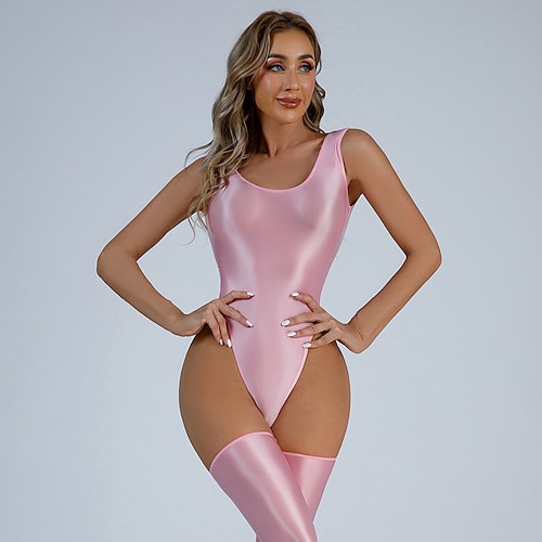 Tanzbekleidung Sportkleidung Exotische Tanzkleidung Gymnastikanzug / Einteiler Pure Farbe Damen Leistung Ausbildung Ärmellos Hoch Polyester Image