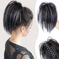 Unordentlicher Dutt-Haarteil, Krallenclip-Haarknoten, welliges, lockiges Chignon-Haarknoten-Extensions, zerzauste Hochsteckfrisur-Haarknoten, Krallenclip-Pferdeschwanz-Haarteile, Haargummi mit Clip