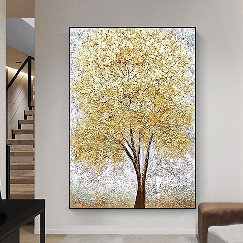 Hang-Ölgemälde Handgemalte Horizontal Abstrakt Landschaft Modern Ohne Innenrahmen (ohne Rahmen) Image