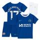 Chelsea Nike Home Stadium Sponsored Kit 2023-24 - Infants with Chukwuemeka 17 printing