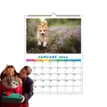 Calendario animali 2024 simpatici animali giornalieri calendario da parete calendario da parete A4