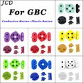 Pulsante conduttivo in gomma siliconica JCD per Game Boy Color GBC Power On Off button AB Buttons D