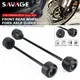 MT09 2014-2020 Assale Ruota Forcella Crash Slider Per YAMAHA MT-09/SP XSR900 FZ09 FZ-09 MT 09 Moto Anteriore Posteriore Forcellone protezione