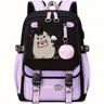 Hot Fat Cat zaino Girl School Bag per adolescenti College Wind Women SchoolBag High Student Bag