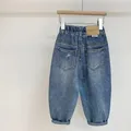 Jeans per bambini Jeans tinta unita per ragazzi ragazze primavera autunno Jeans bambino stile Casual