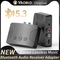 Ricevitore audio Bluetooth 5.3 3.5mm AUX RCA USB Adattatore wireless per musica stereo Supporto U-Disk Play per kit per auto Amplificatore altoparlante