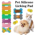 1 pz Silicone leccare Pad cani da compagnia leccare Pad bagno mangiare lento burro di arachidi