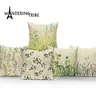 Fodera per cuscino con decorazioni floreali tropicali paesaggio floreale cuscini scenici floreali