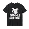 Bambini batterista bambino divertente Set di batteria batterista ragazzo T-Shirt vendita calda