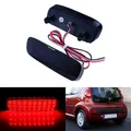 ANGRONG 2X LED rosso paraurti posteriore riflettore luce per Citroen C1 C5 per Peugeot 107 206 607