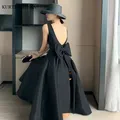 Sexy Backless Big Bow-tie Evening Guest Long Party resses per le donne 2024 elegante Prom Birthday