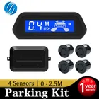 Sensore di parcheggio per auto Monitor LED inverso Parktronic automatico 22mm 4 sensori Sistema di