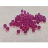 50 pz/pacco sfere di rubino con sfera di quarzo da 2mm e 3mm e 4mm realizzate con pietre di gemme di
