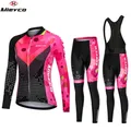 Donna in bicicletta Abbigliamento Bici Della Strada Vestito Mtb Cycling Jersey Set delle Donne