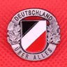 Spilla con bandiera tedesca spilla con foglie di quercia vintage black deutschland badge Deutsche