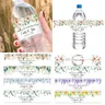 30 pezzi etichette floreali personalizzate etichette personalizzate per bottiglie avvolge adesivi