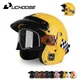 DOT Open Face tre quarti Casco Moto accessori Moto uomo caschi Moto certificato Retro Moto Casco