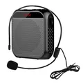 Amplificatore vocale da 8 W 2200 mAh Altoparlante vocale personale portatile multifunzionale con display del microfono per il discorso degli insegnanti