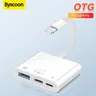 Byscoon 3 in 1 illuminazione per illuminazione/USB/tipo C per iPhone 14 13 12 11 Pro XS Max XR