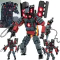 Skibidi Toilet Toys builder Spider TV Man Blaster Tank Monitor Figuras Anime Brick Toys For Novel