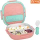 500ML Stainless Steel Bento Box Insulated Lunch Box For Kids Toddler Girls Metal Portion Sections