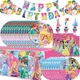 Disney Princess Happy Girl Child Birthday Theme Party Decoration Set Party Supplies Cup Plate Banner