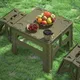 Outdoor Folding Table Portable Camping Plastic Table Set Simple Table Picnic Equipment Supplies