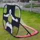 2 In 1 Folding Soccer Goal Portable Football Target Net Small Foldable Football Goals Lightweight