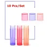 10 Pcs/lot 5g 5ml Lipstick Tube Lip Balm Containers Empty Cosmetic Containers Lotion Container Glue