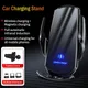 15W Fast Car Wireless Charger for Samsung S22 S23 S24 Ultra Auto Smart Sensor Car Charging Holder