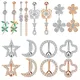 1PCS Fashion 316L Steel Belly Button Rings Dragonfly Flower Navel Piercing Ring Navel Button Body