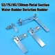 1Pcs CNC Aluminium Alloy 52mm 75mm 95mm 130mm Metal Suction Water Rudder Direction Rudder For RC